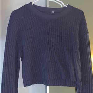 Dark Purple PacSun long sleeve crop top!